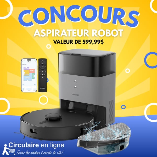 Concours Gagnez un Aspirateur Robot Kavano T25+ AIRROBO !