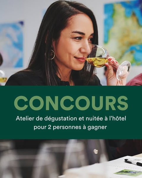 Concours Gagnez un atelier de dégustation et une nuitée pour deux personnes à l'ITHQ!