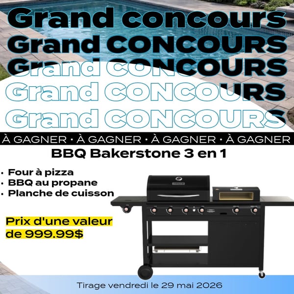 Concours Gagnez un BBQ 3 en 1 Bakerstone ( BBQ- Pizza-Plancha)!