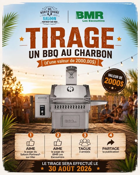 Concours Gagnez un BBQ au charbon!