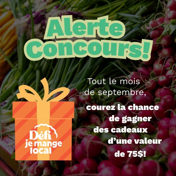 Concours Gagnez un cadeau gourmand d’une valeur de 75$ Concours Gagnez un cadeau gourmand d’une valeur de 75$
