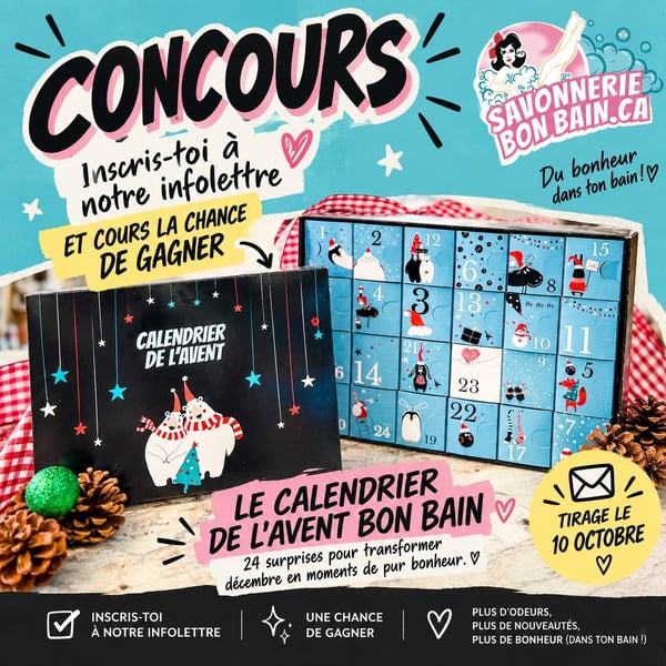 Concours Gagnez un calendrier de l'avent Bon Bain!