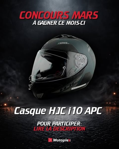 Concours Gagnez un casque HJC i10 APC!