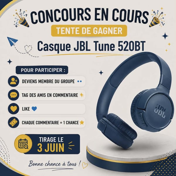 Concours Gagnez un casque JBL!