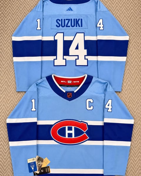 Concours Gagnez un chandail édition spéciale de Nick Suzuki!