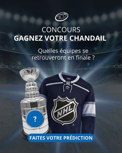 Concours Gagnez un chandail officiel de la NHL!