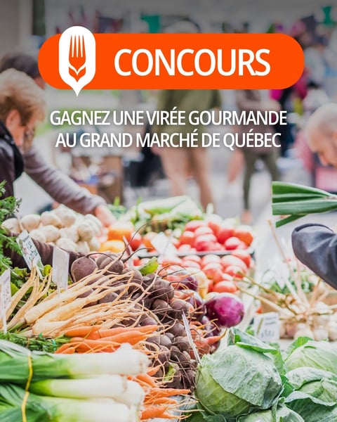 Concours Gagnez un CHÈQUE-CADEAU DE 100$ chez Le Grand Marché de Québec!