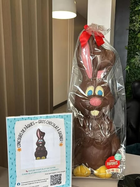 Concours Gagnez un chocolat de 3 Kg!