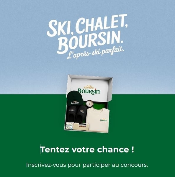 Concours Gagnez un coffret après-ski de Boursin!