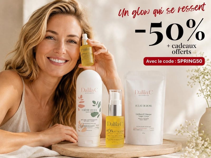 Concours Gagnez un coffret secret du désert pour une routine complète du visage!