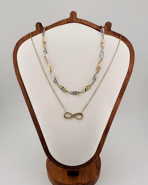 Concours Gagnez un collier infini en or ou une chaine en or jaune et blanc!