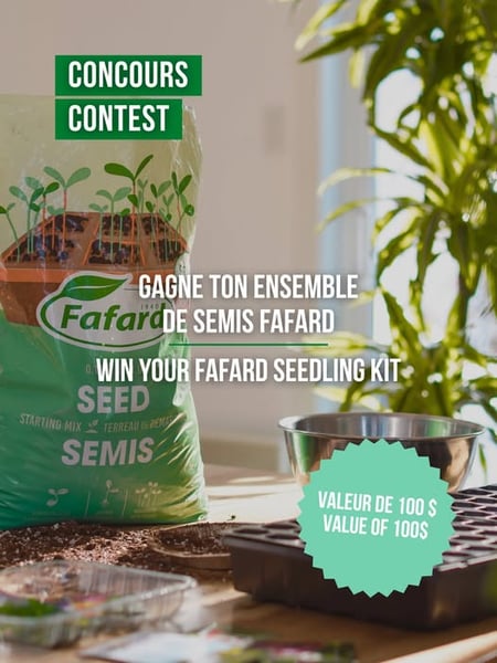 Concours Gagnez un ensemble cadeau pour des semis réussis!