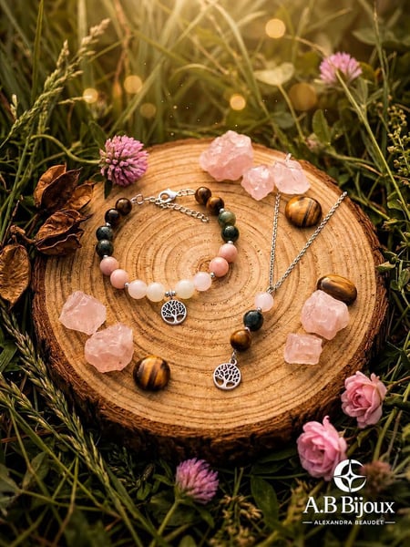 Concours Gagnez un ensemble de bijoux en pierres semi-précieuses véritables!