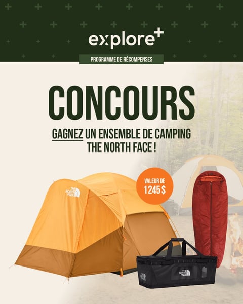 Concours Gagnez un ensemble de camping The North Face!
