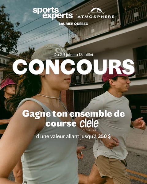 Concours Gagnez un ensemble de course Ciele!