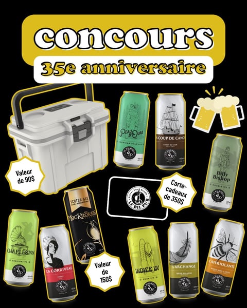 Concours Gagnez un ensemble de la part de Bilboquet Microbrasserie