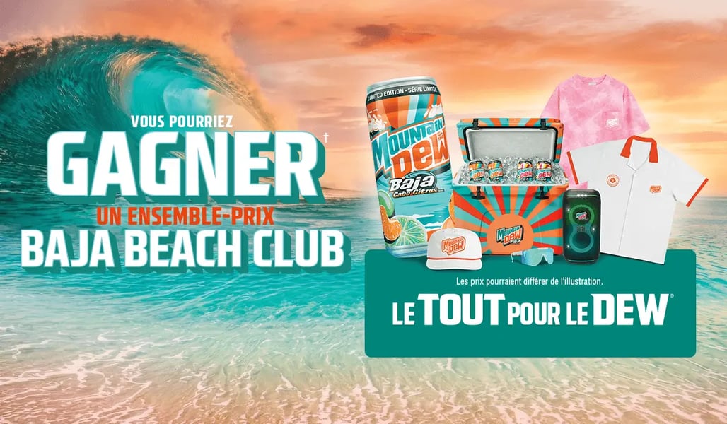Concours Gagnez un ensemble de prix Baja Beach Club!