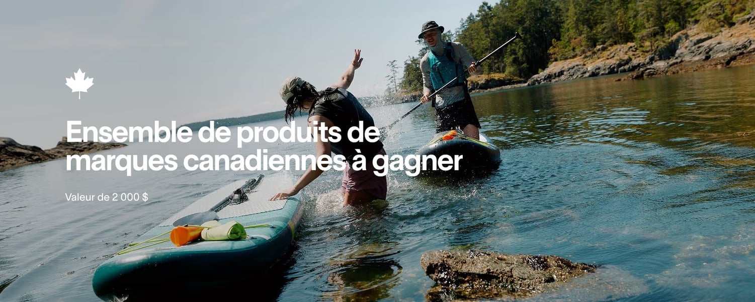Concours Gagnez un ensemble de produits de marques canadiennes d'une valeur de 2000$!
