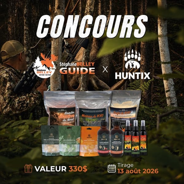 Concours Gagnez un ensemble de produits spécialement sélectionnés pour la chasse à l’orignal!