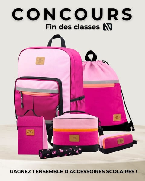 Concours Gagnez un ensemble d’essentiels scolaire!
