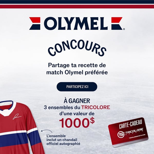 Concours Gagnez un ensemble du Tricolore d'une valeur de 1000$!