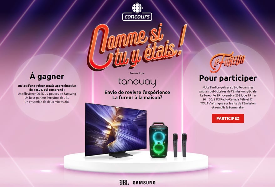 Concours Gagnez un ensemble électronique de 4450 $ avec Tanguay et La Fureur