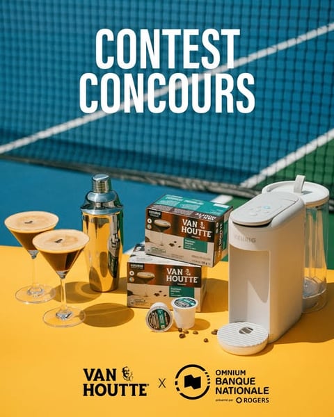 Concours Gagnez un Espresso Martini Van Houtte et une soirée à l'Omnium Banque Nationale présenté par Rogers!