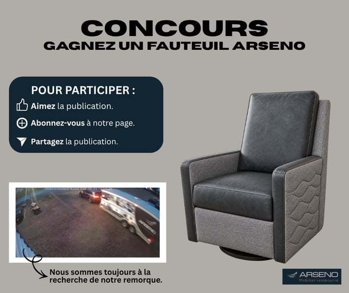 Concours Gagnez un fauteuil Arseno!