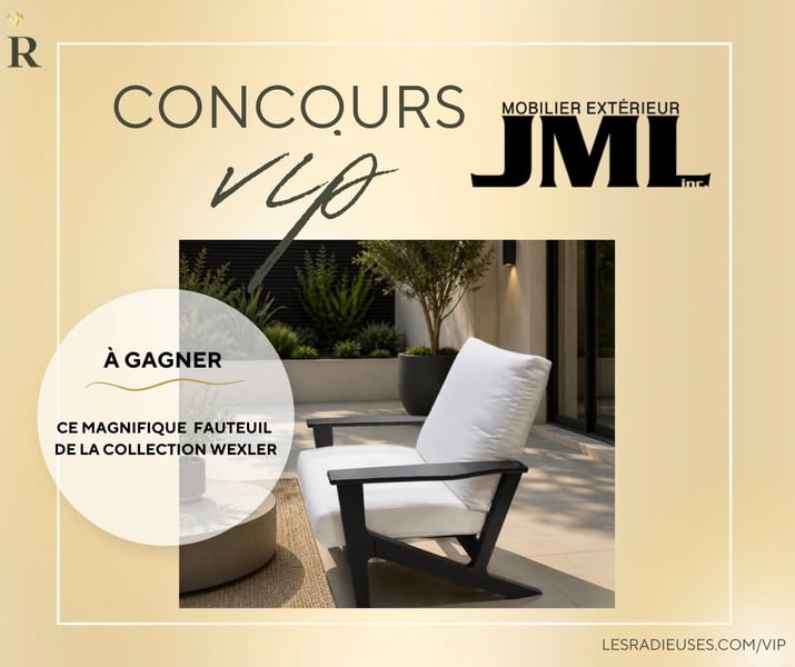 Concours Gagnez un fauteuil extérieur de la collection Wexler!