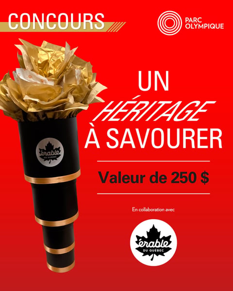 Concours Gagnez un flambeau d'une valeur de 250$ rempli de délicieux produits d'érable!