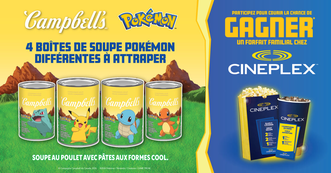 Concours Gagnez un forfait familial chez Cineplex!