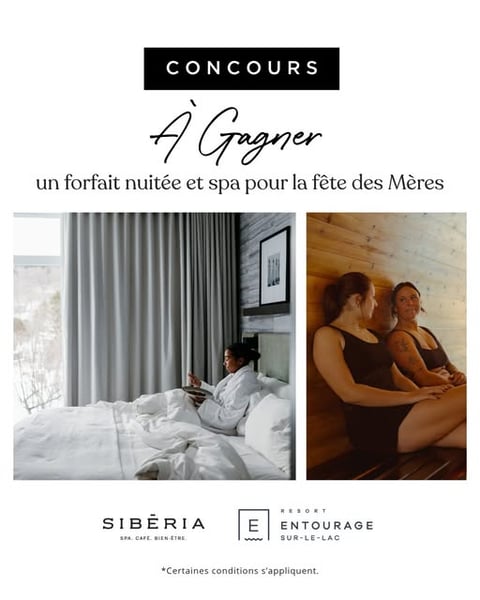 Concours Gagnez un forfait nuitée et spa!
