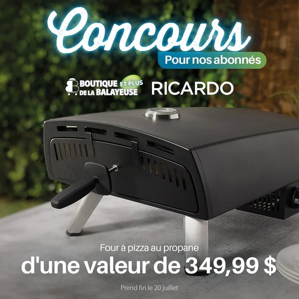 Concours Gagnez un four à pizza au propane de Ricardo!