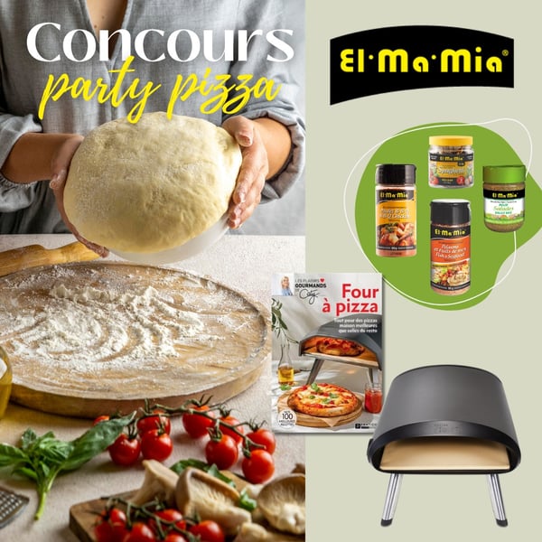 Concours Gagnez un Four à Pizza avec livre de Recettes et Assaisonnements Concours Gagnez un Four à Pizza avec livre de Recettes et Assaisonnements