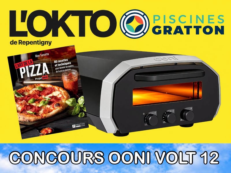 Concours Gagnez un Four à pizza Ooni Volt 12 et le livre L’art de la pizza!