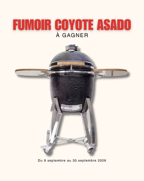 Concours Gagnez un fumoir Coyote Asado!