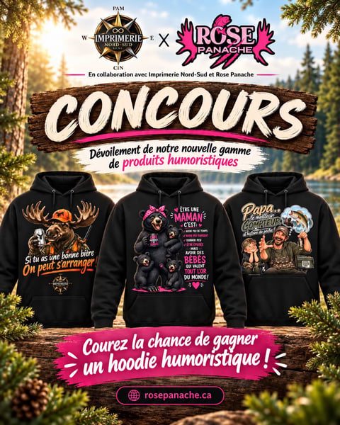 Concours Gagnez un hoodie humoristique!