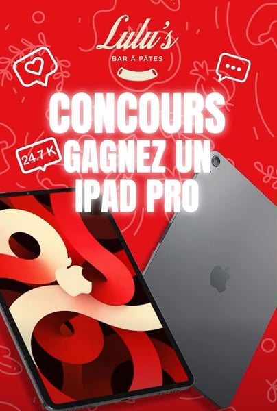 Concours Gagnez un IPAD pro 13!