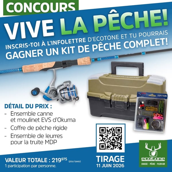 Concours Gagnez un kit de pêche complet!