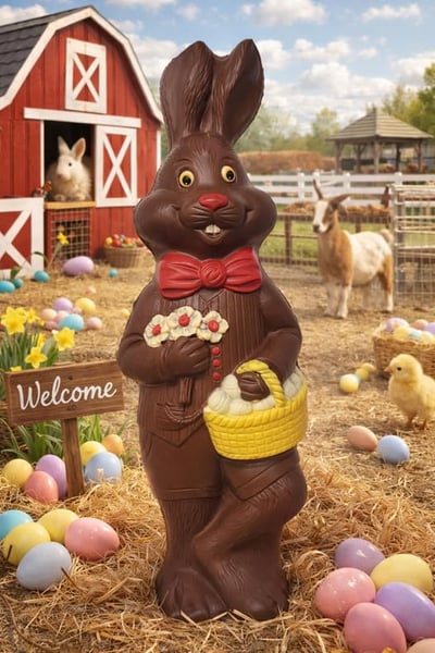 Concours Gagnez un lapin géant en chocolat!