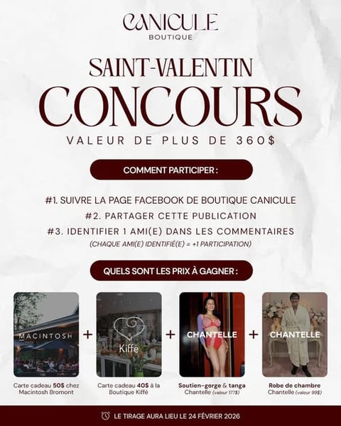 Concours Gagnez un magnifique coffret d'une valeur de 360$!