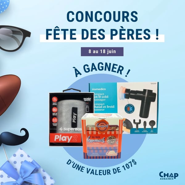 Concours Gagnez un panier-cadeau d'une valeur de 107$!