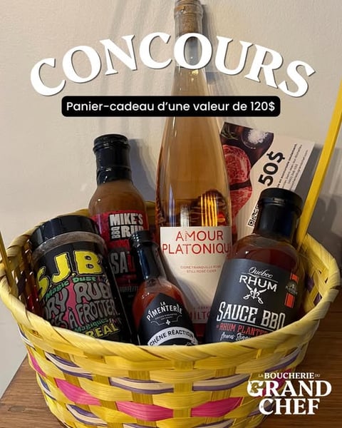 Concours Gagnez un panier-cadeau pour la saison du BBQ!