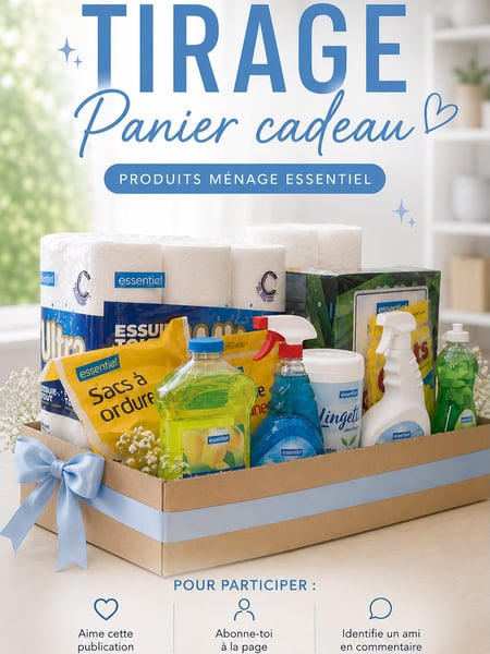 Concours Gagnez un panier-cadeau rempli de produits essentiels!
