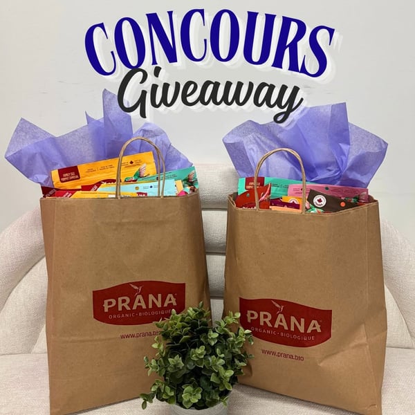 Concours Gagnez un panier cadeau rempli des produits Prana variés!