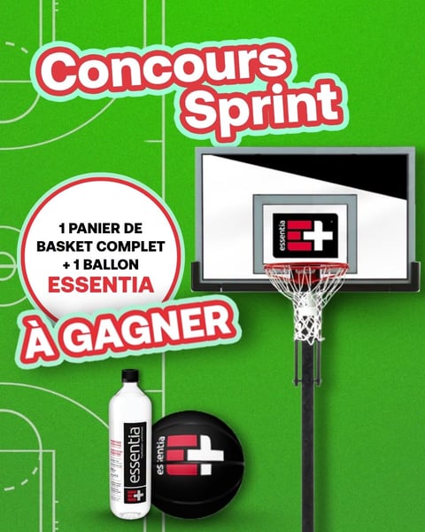 Concours Gagnez un panier de basket complet et un ballon Essentia!