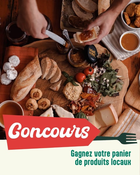 Concours Gagnez un panier de produits locaux!