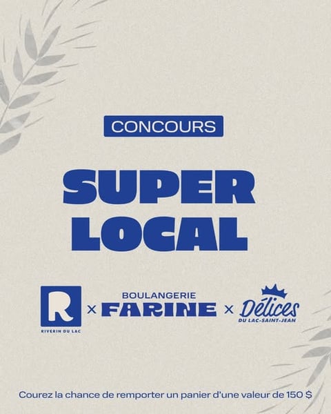 Concours Gagnez un panier local d'une valeur de 150$