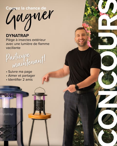 Concours Gagnez un piège à insectes extérieur avec une lumière de flamme vacillante Dynatrap!