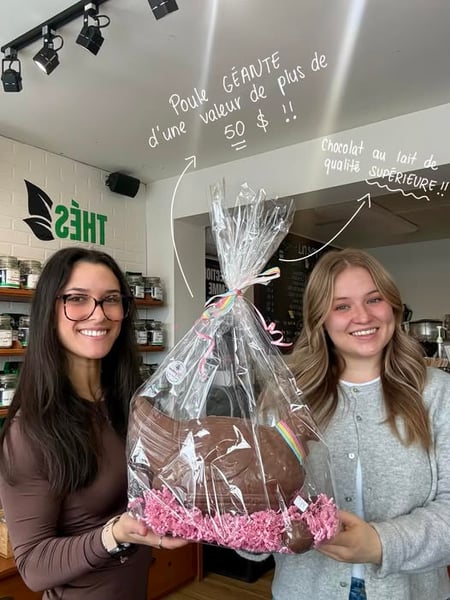 Concours Gagnez un poule géante en chocolat!